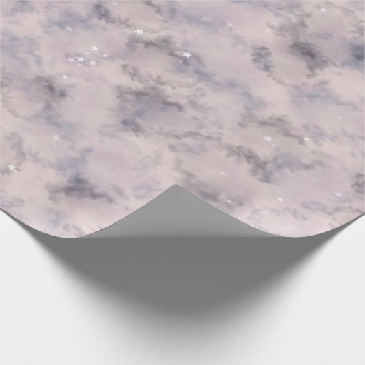 Pink Celestie Birthday Magical Watercolor Geschenkpapier (Ecke)