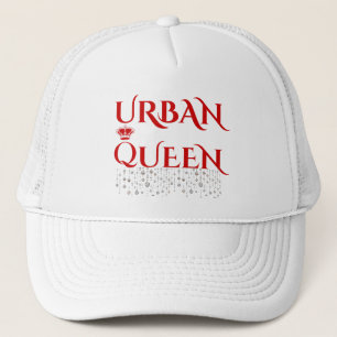 Pink Cerise URBAN CROWN RARE DIAMOND Damen- Truckerkappe