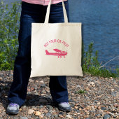 Pink Cessna Airplane Not Your Co-Pilot Funny Femal Tragetasche