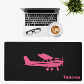 Pink Cessna Flugzeug Girona Luftfahrt Zollamt Mousepad