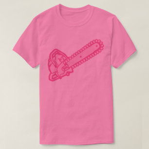 Pink Chainsaw von Liebe T-Shirt