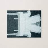 Pink Chair Gone Cyanide Jigsaw Puzzle (Horizontal)