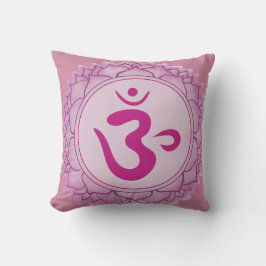 Pink Chakra Sahasrara Cushion Kissen