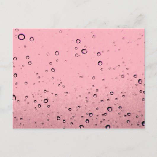 Pink Chamgagne Postkarte (Vorderseite)