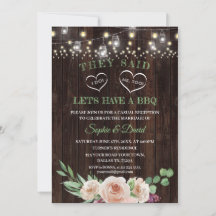 Pink Champagne Floral Nach Hochzeit GRILLEN