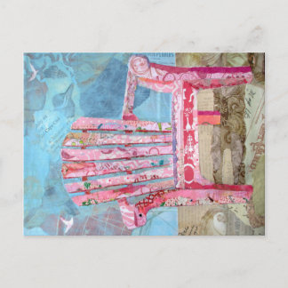 Pink Chari Postkarte