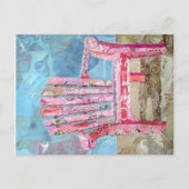 Pink Chari Postkarte (Vorderseite)