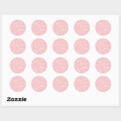 Pink Charleston Toile Sticker (Blatt)