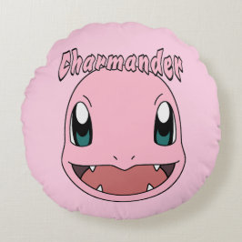Pink Charmander Pokemon Fanart Rundes Kissen