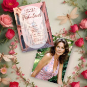 Pink Charming Ancient Cityscape Oval Translucent Einladung