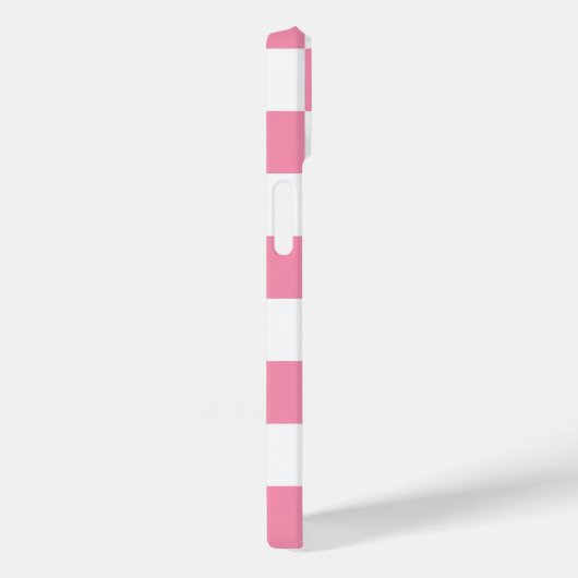 Pink Checkered Pattern Case-Mate iPhone Hülle (Rückseite / Rechts)