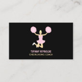 Pink Cheerleader, Cheerleader Coach Visitenkarte (Vorderseite)