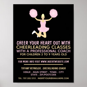 Pink Cheerleader, Cheerleader in der Werbung für K Poster