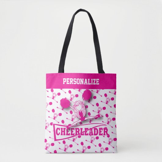 Pink-Cheerleader-Mädchen Tasche (Vorderseite)
