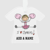 Pink Cheerleader Ornament (Vorderseite)
