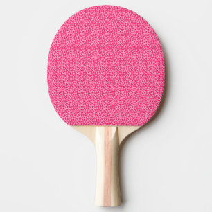Pink Cheetah Leopard Print Collection Tischtennis Schläger