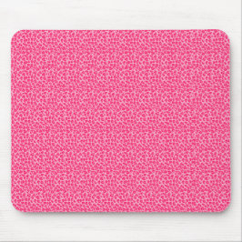 Pink Cheetah Leopard Print Mousepad
