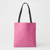 Pink Cheetah Leopard Print Tasche (Vorderseite)