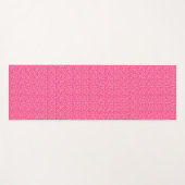 Pink Cheetah Leopard Print Yogamatte (Vorderseite (Horizontal))