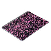 Pink Cheetah Pattern Notizblock (Linke Seite)