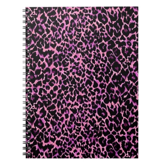 Pink Cheetah Pattern Notizblock (Vorderseite)