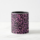 Pink Cheetah Pattern Tasse (Zentrum)