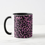 Pink Cheetah Pattern Tasse (Links)