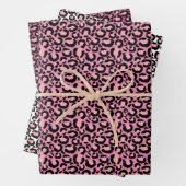 Pink Cheetah Print Geschenkpapier Set (Beispiel)