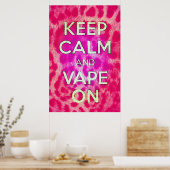 Pink Cheetah Vape Poster (Küche)