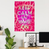 Pink Cheetah Vape Poster (Heimbüro)