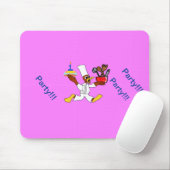 Pink Chef Ducky Birthday  Mousepad (Mit Mouse)