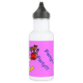 Pink Chef Ducky Geburtstag Edelstahlflasche (Rechts)