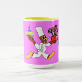 Pink Chef Ducky Geburtstag Tasse (Zentrum)
