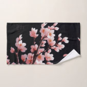 Pink Cheroms|Black |Badetücher-Set Badhandtuch Set (Handtuch)