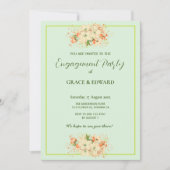 Pink Cheroms Engagement Party Einladung (Vorderseite)