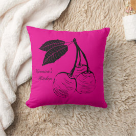 Pink Cherries Kissen