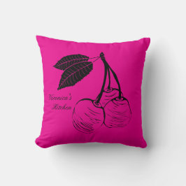 Pink Cherries Kissen