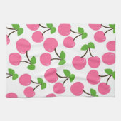 Pink Cherries Microfiber Küche Handtuch (Horizontal)