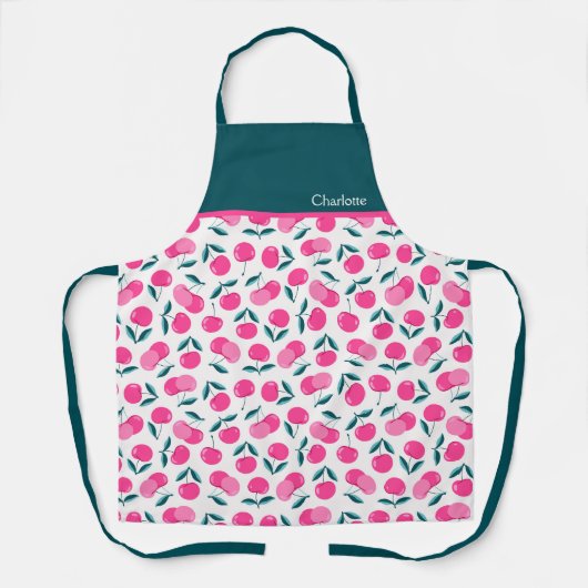 Pink Cherries Schürze (Vorderseite)