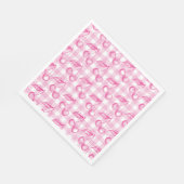 Pink Cherry Ästhetische Koquette Serviette (Ecke)