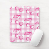 Pink Cherry ästhetisches Thema Mousepad (Mit Mouse)