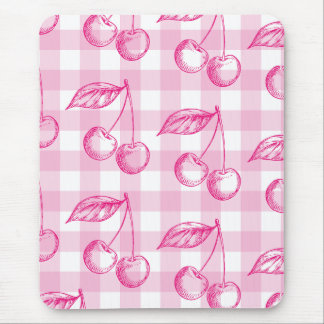 Pink Cherry ästhetisches Thema Mousepad