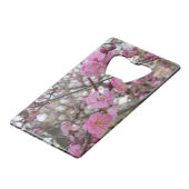 Pink Cherry Blosm / Sakura / ラ(桜) Geldbeutel Flaschenöffner (Vorderseite Schrägansicht)