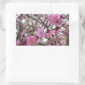 Pink Cherry Blosm / Sakura / ラ(桜) Rechteckiger Aufkleber (Tasche)