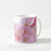 Pink Cherry Blossom Beste Mama je Tasse (VorderseiteRechts)
