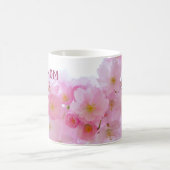 Pink Cherry Blossom Beste Mama je Tasse (Mittel)