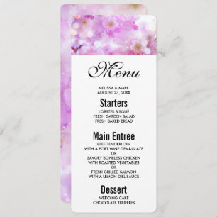 Pink Cherry Blossom Blume Foto Einladung