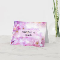 Pink Cherry Blossom Blume Foto Geburtstag