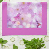 Pink Cherry Blossom Blume Foto Geschirrtuch (Gefaltet)