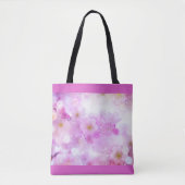 Pink Cherry Blossom Blume Foto Tasche (Vorderseite)